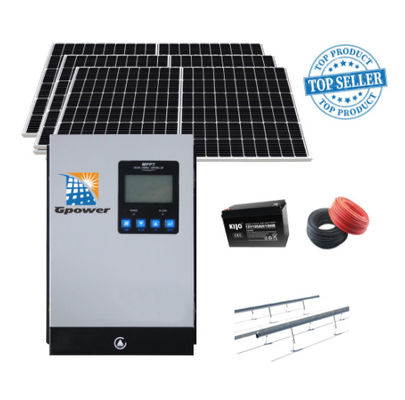 Lazo híbrido Kit With Battery Backup solar de la rejilla de la Sistema Solar de la rejilla de 240VAC 50A