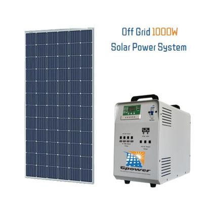 Equipo solar del panel solar de la generación 1000W de la energía de sistema casero de DIY