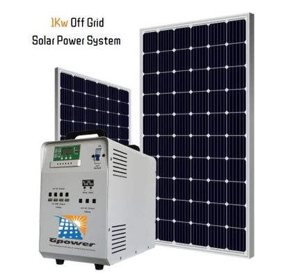 Sistema de Kit Rooftop Renewable Energy Generating del generador de la energía solar de GPOWER 1000Watt