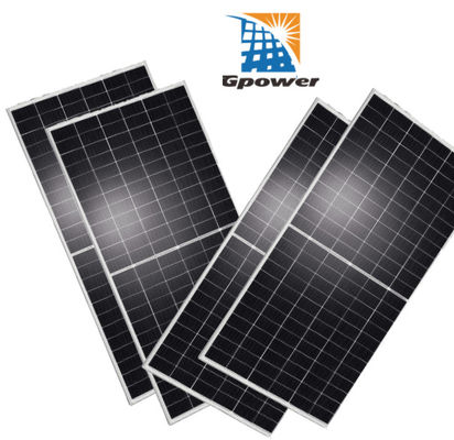 Sistema solar mono PERC Solar Panels de cristal doble del IEC 460w picovoltio