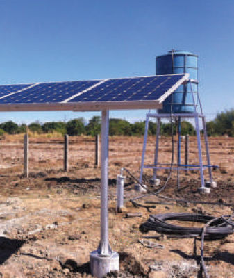 Sistema solar del bombeo de agua de los líquidos ROSH del intercambio para la irrigación
