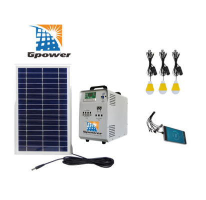 El panel solar portátil Kit Solar Home Lighting System de la eficacia del TUV el 95%