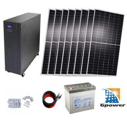 IEC de GPOWER de los equipos de la Sistema Solar de la rejilla que generan 42.5kWh por día