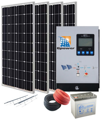 6KW Sistema Solar híbrida flexible Kit With Emergency Backup